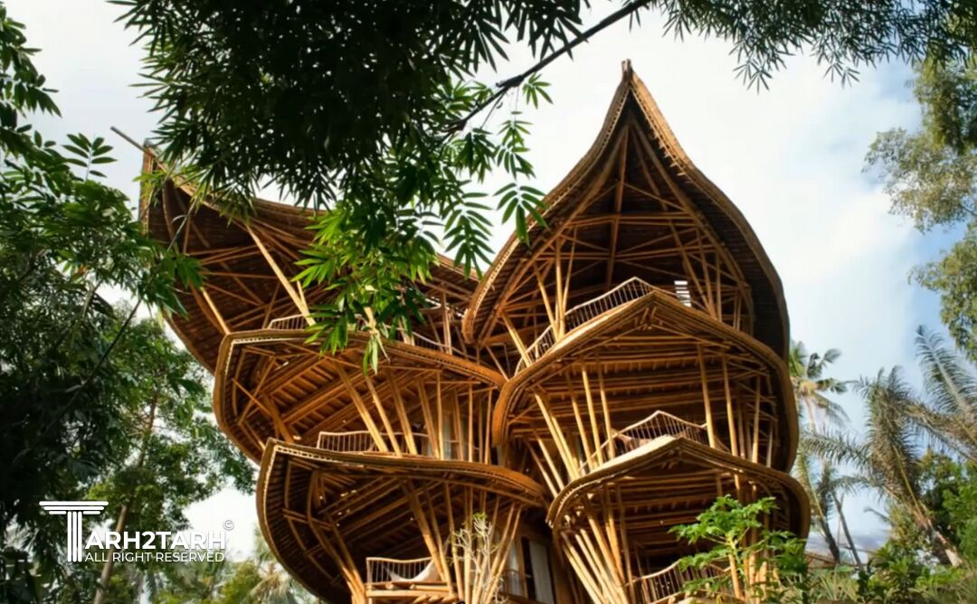 ساخت خانه با بامبو