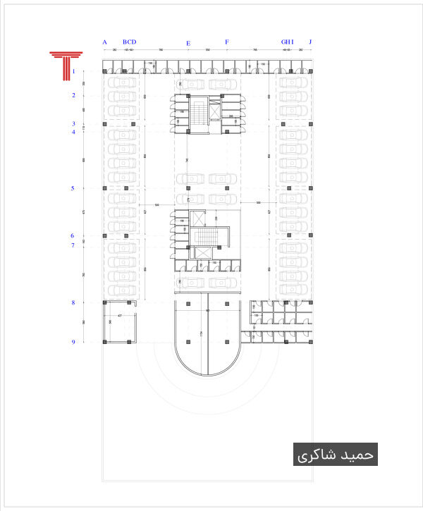  مسابقه طراحی نما و پلان پرستو عظیمیه