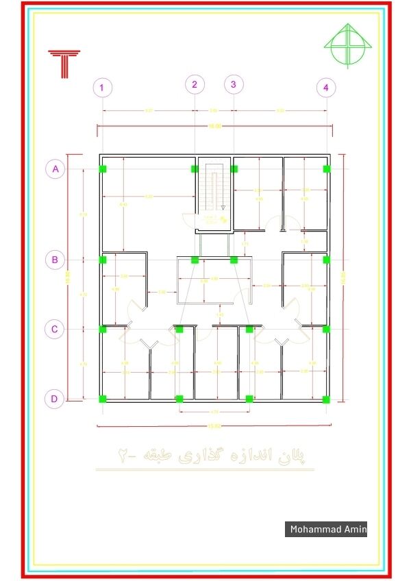  مسابقه طراحی پلان، نما و روف گاردن فراز کنگان 