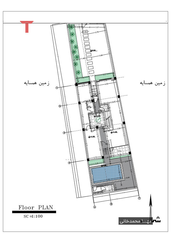  مسابقه طراحی پلان و نما ویلا ساری