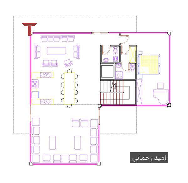  مسابقه طراحی پلان و نما ویلای میگون