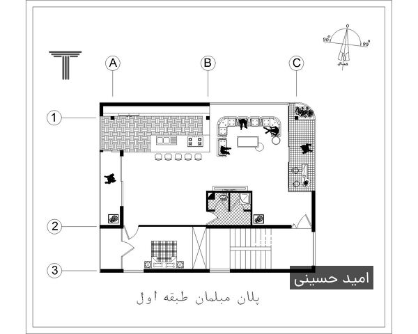  مسابقه طراحی پلان و نما ویلای میگون