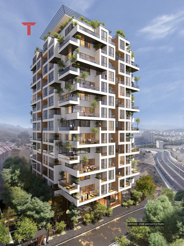 طراحی برج باغ مسکونی هامون