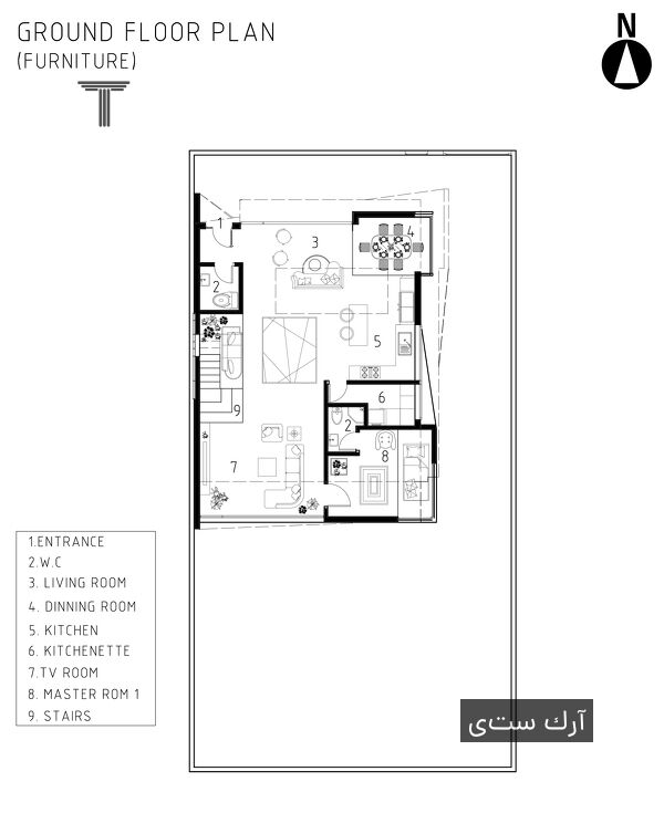  مسابقه طراحی ویلا نمک آبرود