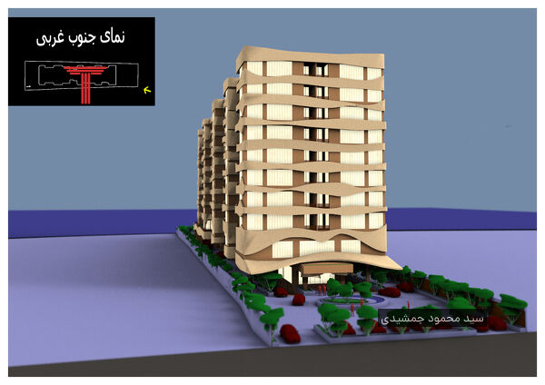  مسابقه طراحی مجتمع مسکونی ساحلی سیسنگان