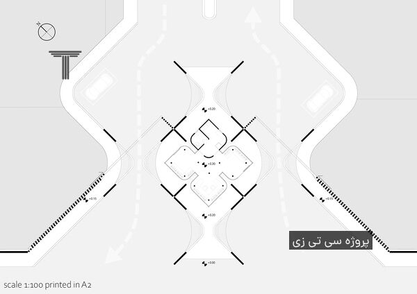 نفر اول مسابقه طراحی سردرب پارک علم و فناوری سلامت دانشگاه علوم پزشکی تهران