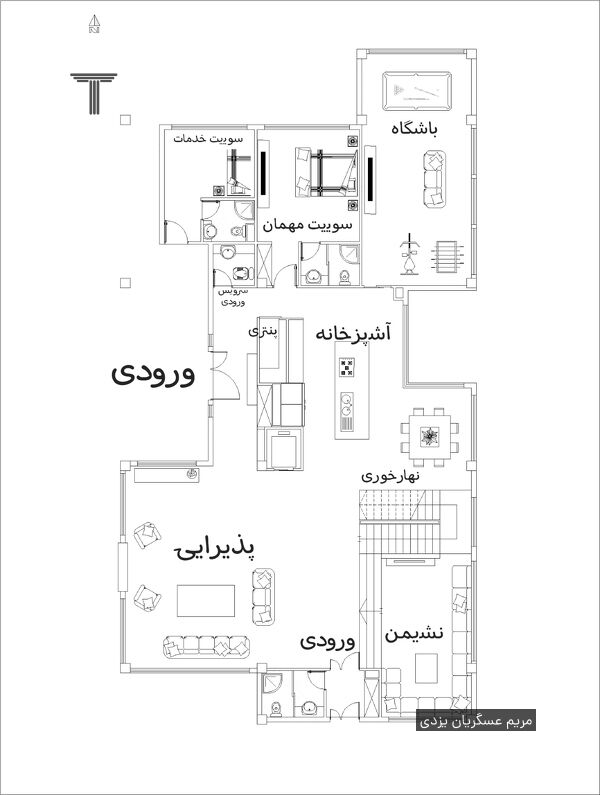  مسابقه طراحی ویلا ترنج